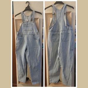 Vintage Denim Overalls L
